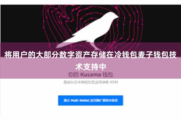 将用户的大部分数字资产存储在冷钱包麦子钱包技术支持中