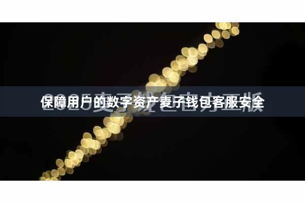 保障用户的数字资产麦子钱包客服安全